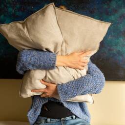 Linen Pillow Case Natural Color. Softened, Washed Pillowcase. Bed Linen. Cover. Decoration Seam - thumbnail 3