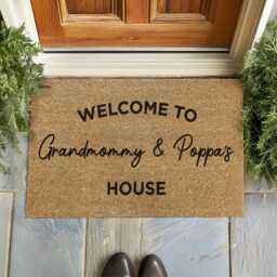 The Reading's House - Custom Newlywed Gift Personalized Wedding Welcome Mat - thumbnail 3