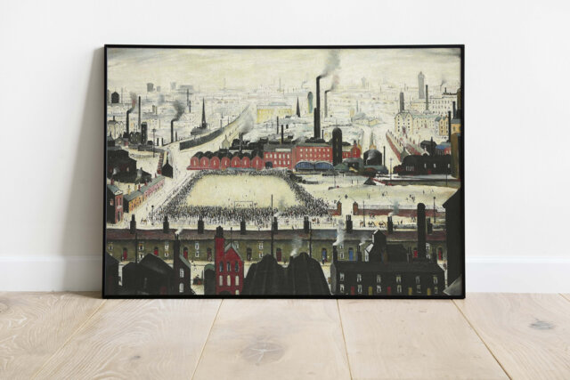 Ls Lowry - The Football Match 1949 Print Poster