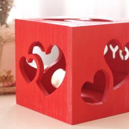 1 Year Anniversary Gift For Girlfriend, Personalized Her, Wife Birthday Gift, Romantic Candle Holder Women - thumbnail 3