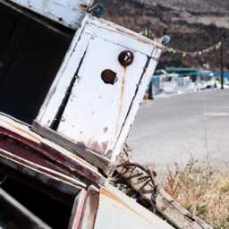Abandoned Boat Fine Art Print Seaside Photography, Greece - thumbnail 2