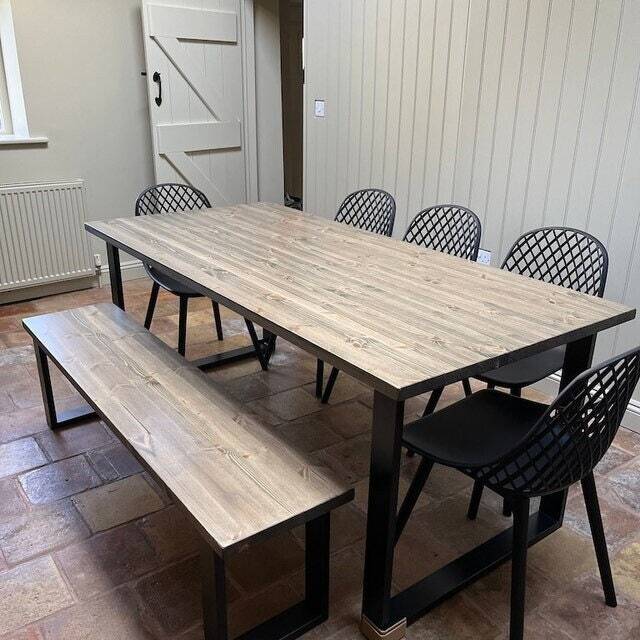 Cronx // Modern Industrial Dining Table - image 1