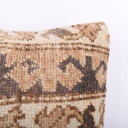 Handmade Turkish Kilim Pillow Cover Boho Throw - 16x16 - thumbnail 3
