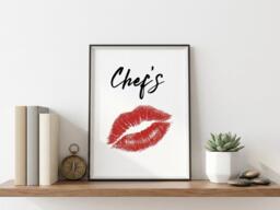 Chef's Kiss Framed Wall Art - thumbnail 1