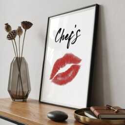 Chef's Kiss Framed Wall Art - thumbnail 3