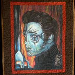 Blue Elvis Wall Hanging, Custom Order Yours Today - thumbnail 2