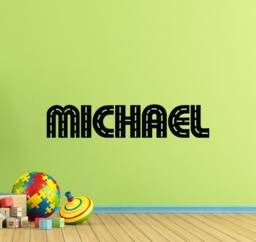 Personalized Name Racing Wall Decal Custom Tire Track Road Kids Gifts Car Poster Vinyl Sticker Playroom Decor Nursery Art Print X718 - thumbnail 1