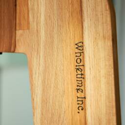 "Tripod Floor Lamp - Scandinavian Beech Wood Light With Green Textile Shade, Model ""Lvyv" - thumbnail 4