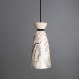 Pando Marbled Ceramic Pendant Light 5.5'' Ip20