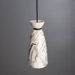 Pando Marbled Ceramic Pendant Light 5.5'' Ip20 - thumbnail 2