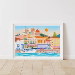 Aegina Art Print, Greece Art, Landscape Travel - thumbnail 3