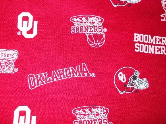 Madiebs Oklahoma Sooners Toddler Crib Sheet Set 3 Piece