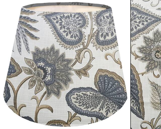 Paisley Lampshade Cream Empire Shade, Bohemian Lighting - image 1