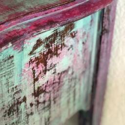 Sold - Vintage Boho Nightstand - Custom Furniture Inspiration Similar Piece Available By Request - thumbnail 3