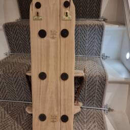Handmade Rustic Solid Oak & Antler Shelf - thumbnail 4