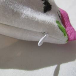 Designers Guild Shanghai Garden Peony Floral 100% Linen Fabric Cushion Cover - thumbnail 3