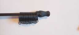 Curtain Rail Set Upwrought Iron - Forged Steel Hand Made in The UK + Fitting Kit - thumbnail 1