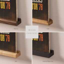 Wall Mounted Vinyl Record Shelf 2 Albums, Handmade Using Sustainable Wood, Gift For Music Lovers - thumbnail 3