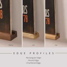 Wall Mounted Vinyl Record Shelf 2 Albums, Handmade Using Sustainable Wood, Gift For Music Lovers - thumbnail 2