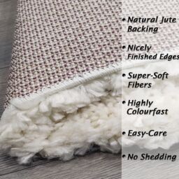 Fluffy Shaggy Rug Small/Medium Areal Fuzzy Living Room Bedroom Soft Carpet Oeko-Tex Low Static - thumbnail 2