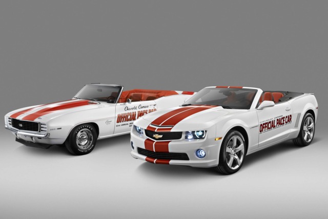 2011 & 1969 Chevrolet Camaro Pace Car Poster 24x36 - image 1