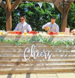 Cheers Wooden Sign - Bar, Party & Event Decor Customisable Celebration Wall - thumbnail 1