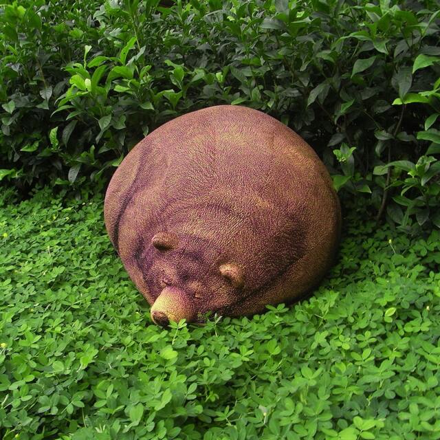 Sleeping Grizzly Bear Beanbag - Phone Number Must Be Included For Purchase - image 1