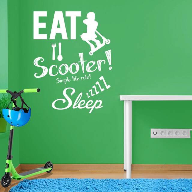 stunt Scooter Wall Decal A102 - image 1