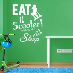 stunt Scooter Wall Decal A102 - thumbnail 1