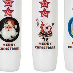 Handmade Advent Countdown Candle Vegan Christmas Designs - Delivery Duty Paid To The Usa - thumbnail 2