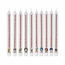 Handmade Advent Countdown Candle Vegan Christmas Designs - Delivery Duty Paid To The Usa - thumbnail 1