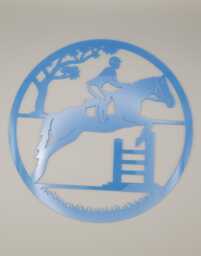 Personalized Horse Riding Name Sign - Kids Bedroom Door Or Wall Plaque, Dressage Equestrian Decor, Acrylic Wood, Kids' Rooms - thumbnail 1