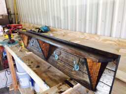 Custom Coat Rack With Shelf
