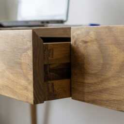 Handmade Pine Desk Modern Office Desk - Ref.0024 - thumbnail 3