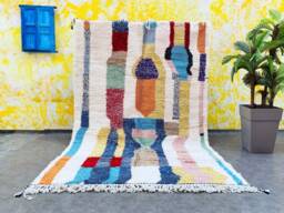 All Sizes Beni Ourain Rug, Authentic Custom Moroccan Berber Carpet, Genuine Wool Handmade Style, Area Teppich - thumbnail 1