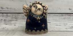Ceramic Angel Sculpture By Vladimir Butcanov, Collectible Figurine - thumbnail 1