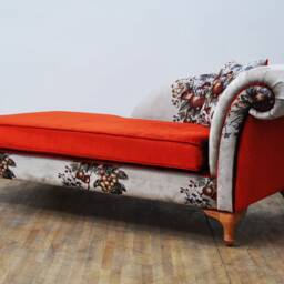 Gobelin Chaise Lounge - Burnt Orange - thumbnail 3