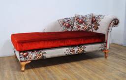 Gobelin Chaise Lounge - Burnt Orange - thumbnail 1