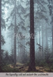 Secret Forest - Wall Tapestry Tapestry Hangings Wanderlust Bohemian Home Decor Dorm T#82 - thumbnail 3