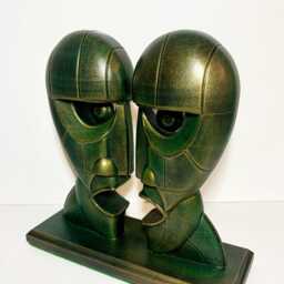 Division Bell/Pink Floyd Sculpture Heads Bronze Edition - thumbnail 3