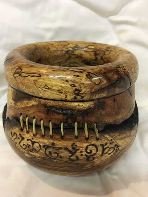 Hand-Turned Oak Bowl