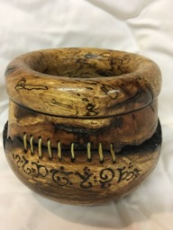 Hand-Turned Oak Bowl