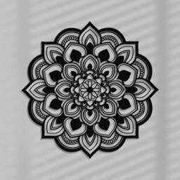 3D Mandala, Decorative Openwork Panel, Stylish Wall Decor, Ornate Graphics, Orient Style Wood Art, Ornament, Flower Of Life - thumbnail 1