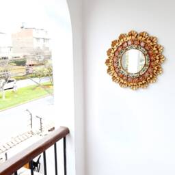 "Peruvian Mirrors ""Orange Shell 40cm" - thumbnail 3