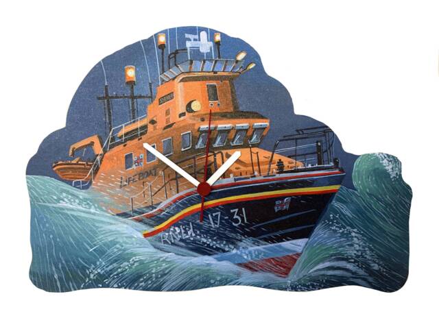 Lifeboat Clock - Lifeboats Gift Rnli Gifts Ts30-C - image 1