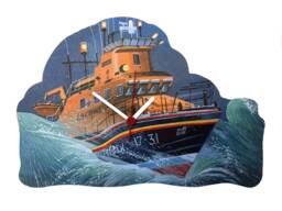 Lifeboat Clock - Lifeboats Gift Rnli Gifts Ts30-C - thumbnail 1