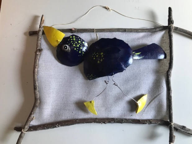 Bluebird With Frame