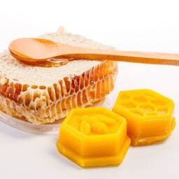 Beeswax Candle Rose Handmade Golden Yellow 100% Natural Candles -Height 5 cm -Diameter 6.5 -Burning Time Approx. 6H Per Natural - thumbnail 4