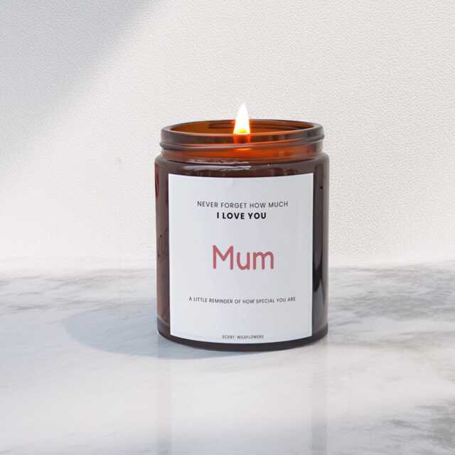 Gift For Mum Candle, Candle Mum, Meaningful Gift, I Love You Birthday Thoughtful - image 1