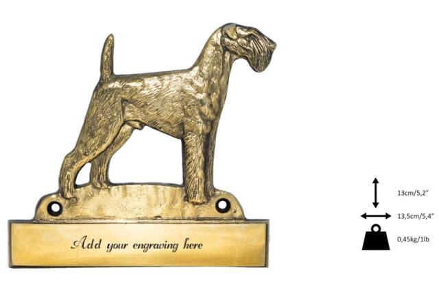 Airedale Terrier, Dog Plaque, Can Be Engraved, Limited Edition, Artdog - image 1